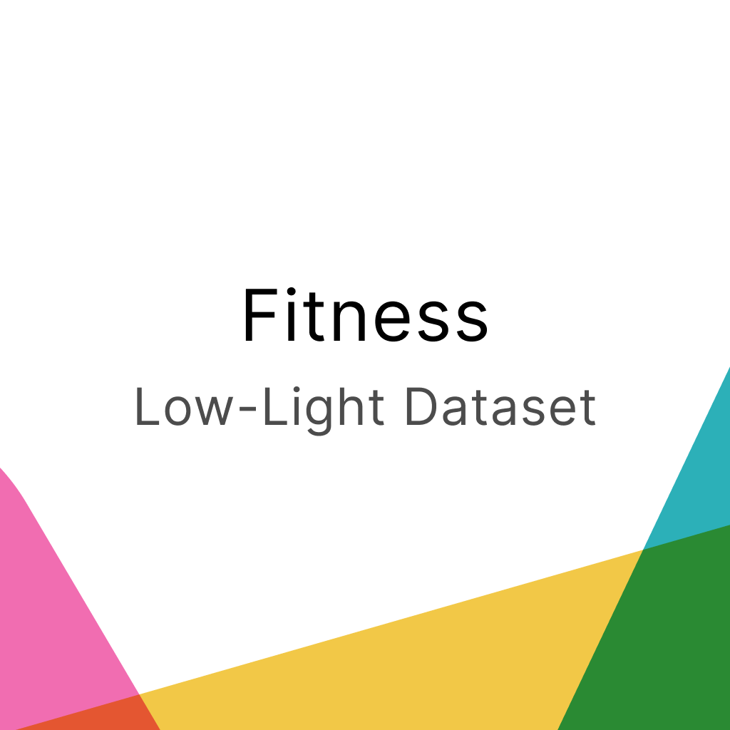 Fitness Low-Light Dataset